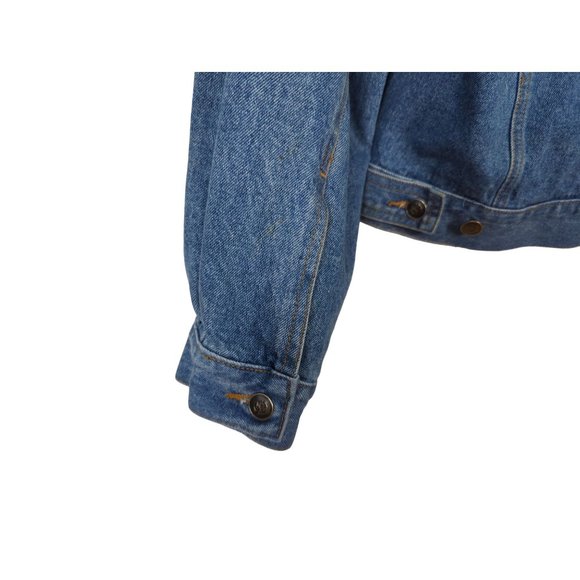 Vintage Midwest Traders mens long sleeve 4 pocket denim jacket sz XL - Picture 5 of 9